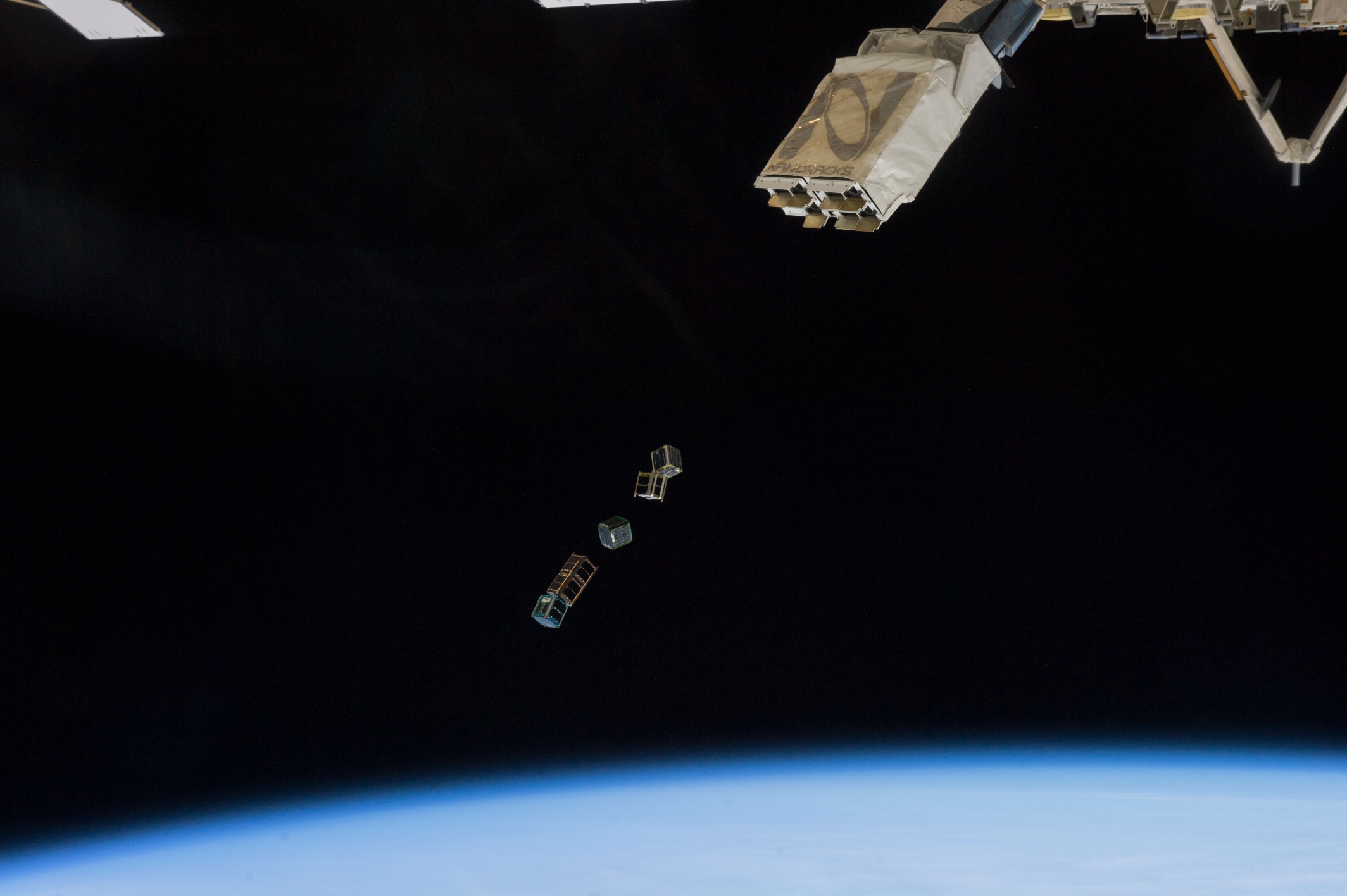 SkyCube deployment from the space station